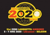 EUROLAMBRETTA 2020 Belgia - zaproszenie 